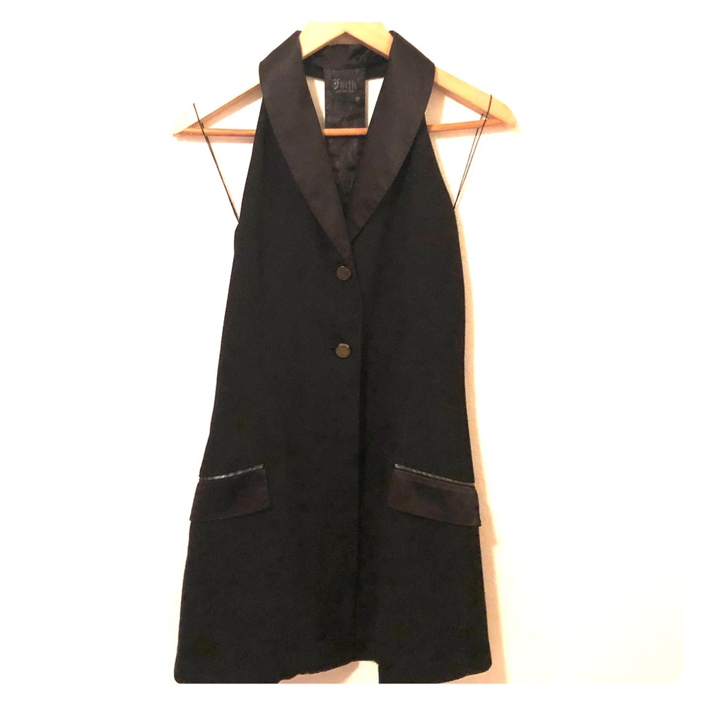 Faith Connexion Sleeveless Vest/Blazer Dress